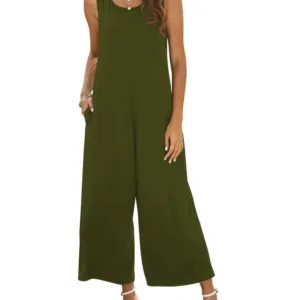 women sleeveless jumpsuit wide 1