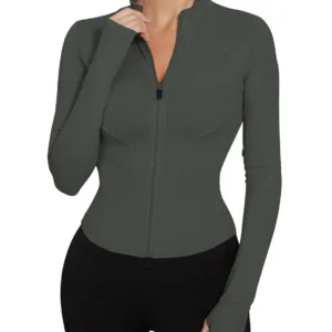 women workout jacket 7