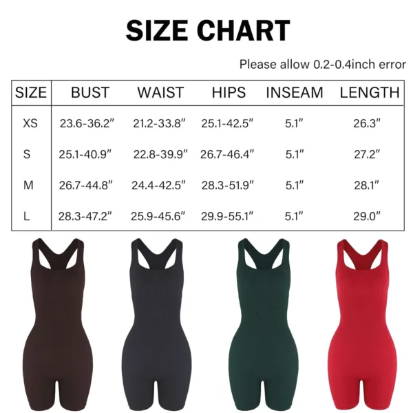 women workout romper 6