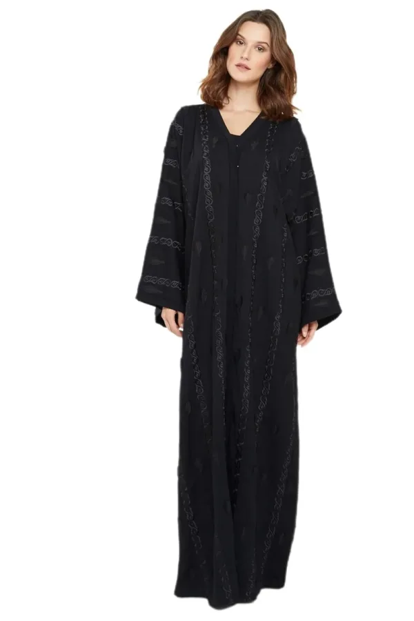 womens abaya matching hijab 1