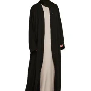 womens abaya open front 2