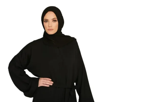 womens abaya open front 4
