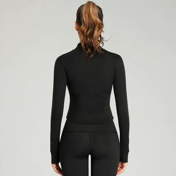 womens athletic zip jacket 4