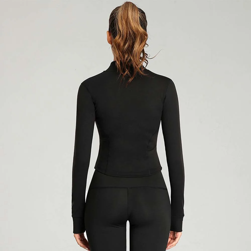 womens athletic zip jacket 4