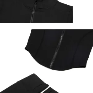 womens athletic zip jacket 5