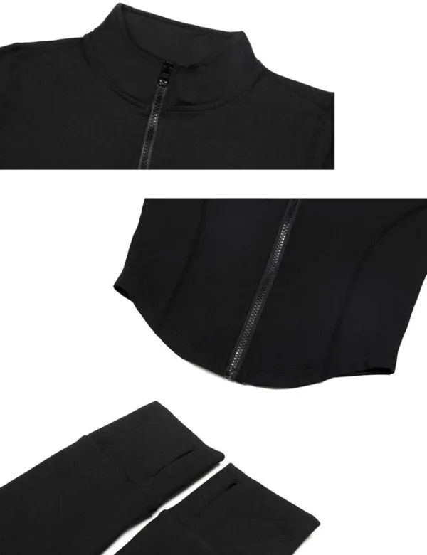 womens athletic zip jacket 5
