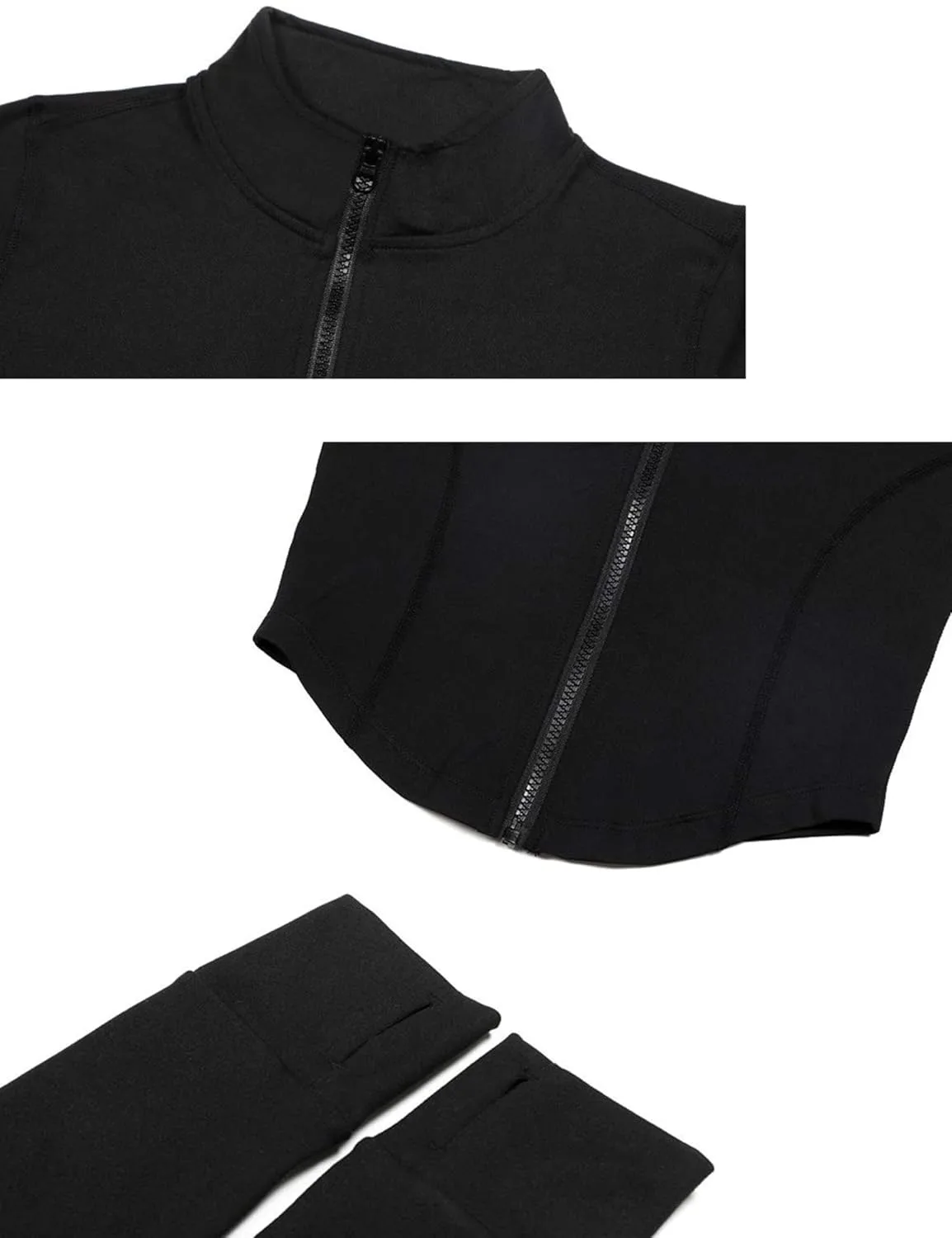 womens athletic zip jacket 5