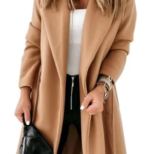 womens belted long coat 7