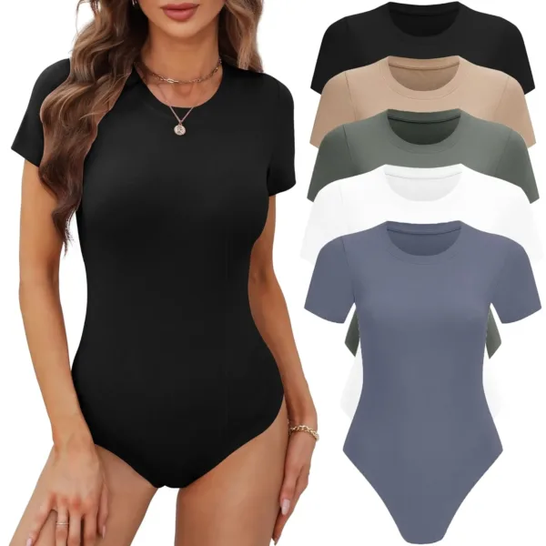 womens bodysuit short sleeve 1