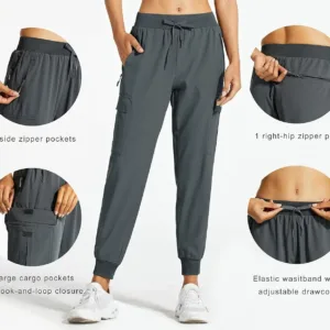 womens cargo joggers hiking 3