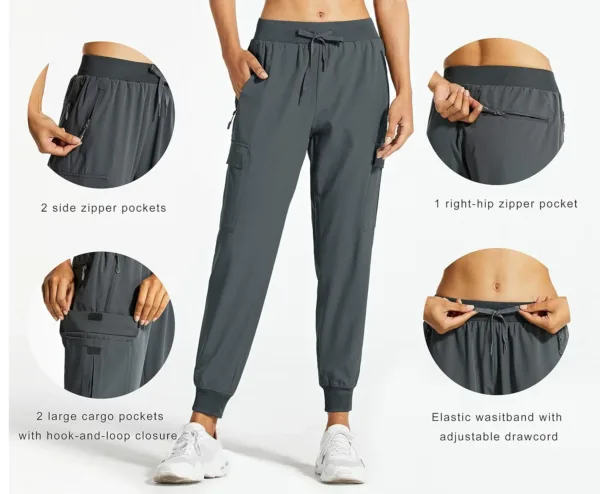 womens cargo joggers hiking 3