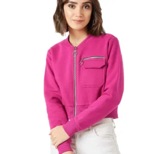 womens cotton crop jacket 1