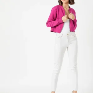 womens cotton crop jacket 2