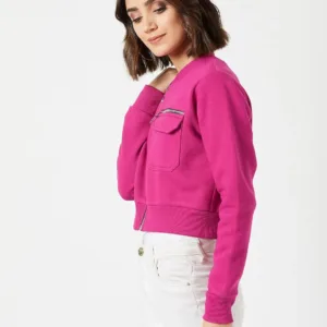 womens cotton crop jacket 3