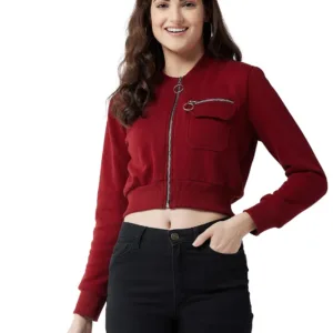 womens cotton crop jacket 7