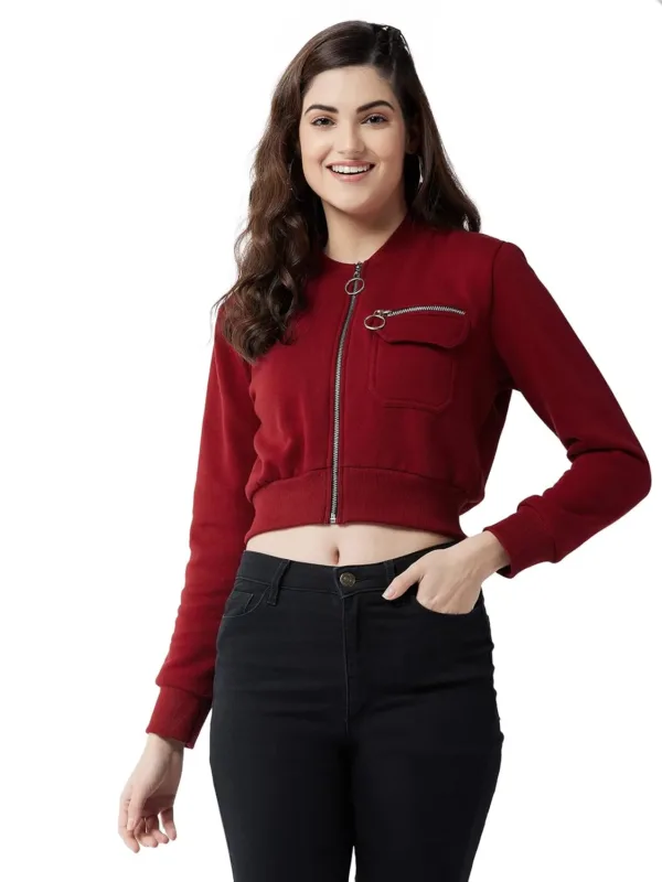 womens cotton crop jacket 7