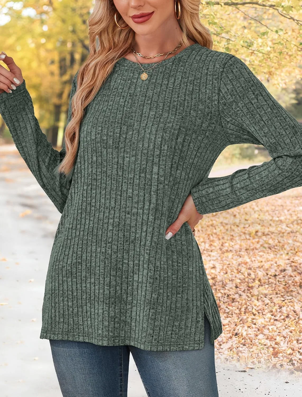 womens crewneck sweater 5