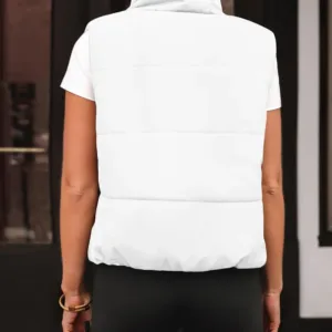 womens cropped puffer vest 4