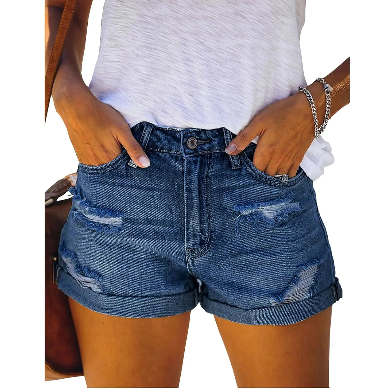 womens denim shorts 1