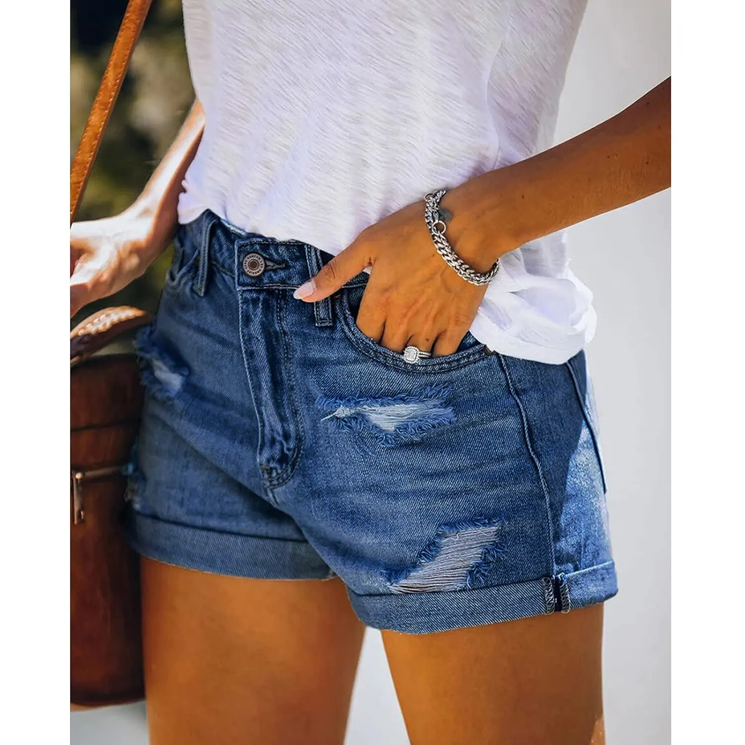 womens denim shorts 2