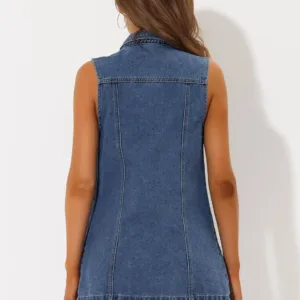 womens denim vest 4