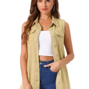 womens denim vest 7
