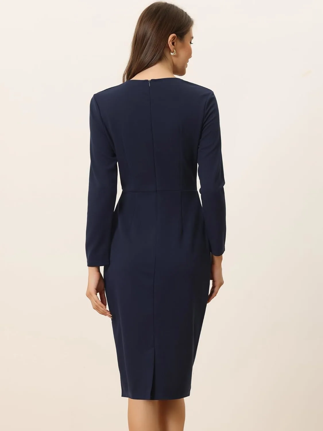 womens dress peplum sheath 5