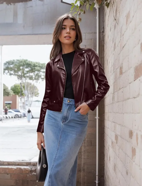 womens faux leather jacket 3