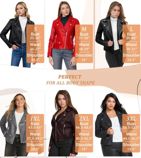 womens faux leather jacket 5
