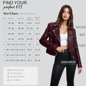 womens faux leather jacket 7