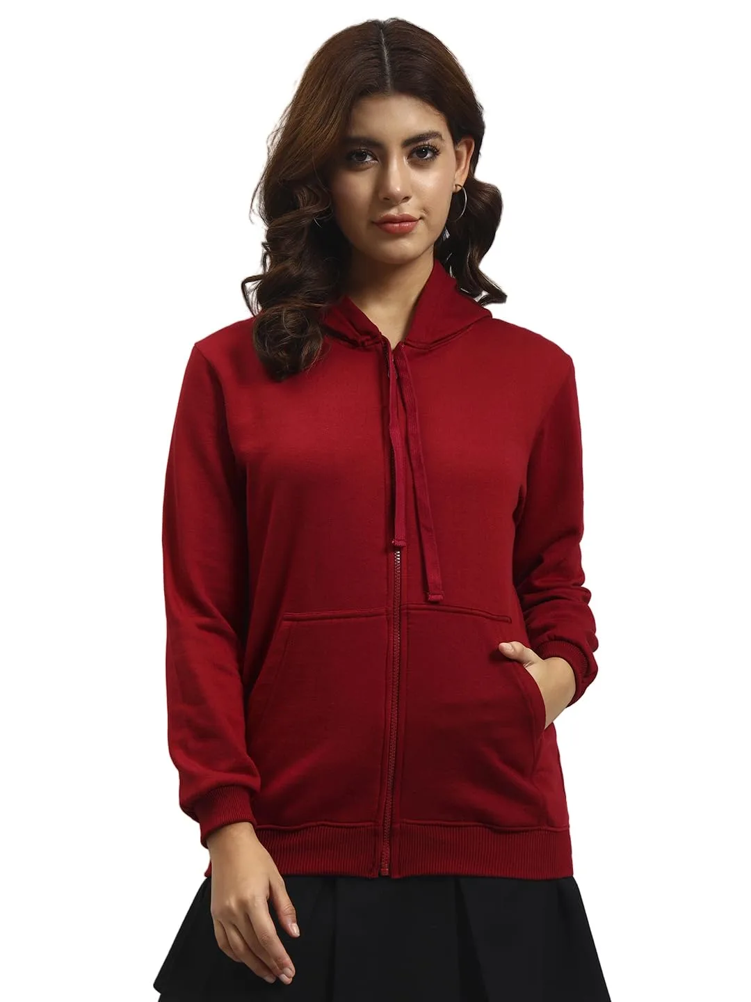 womens fleece hoodie 1