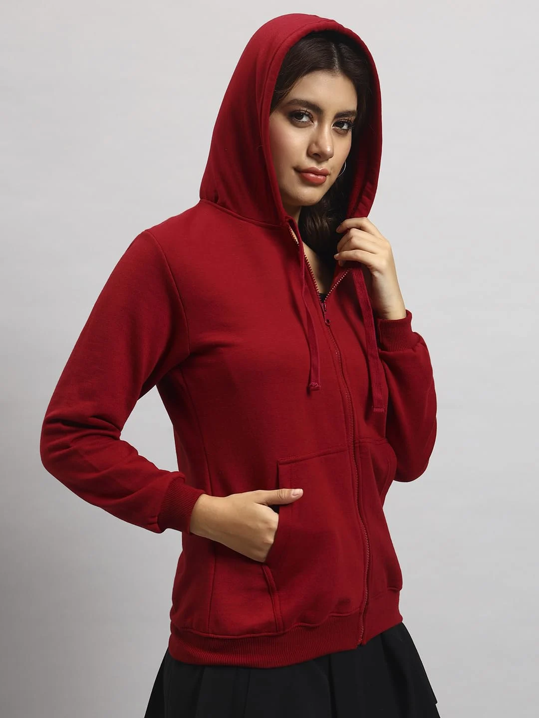 womens fleece hoodie 3