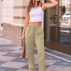 womens fleece lined sweatpants 2