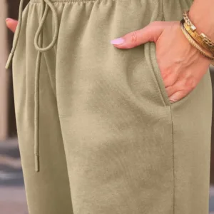 womens fleece lined sweatpants 5