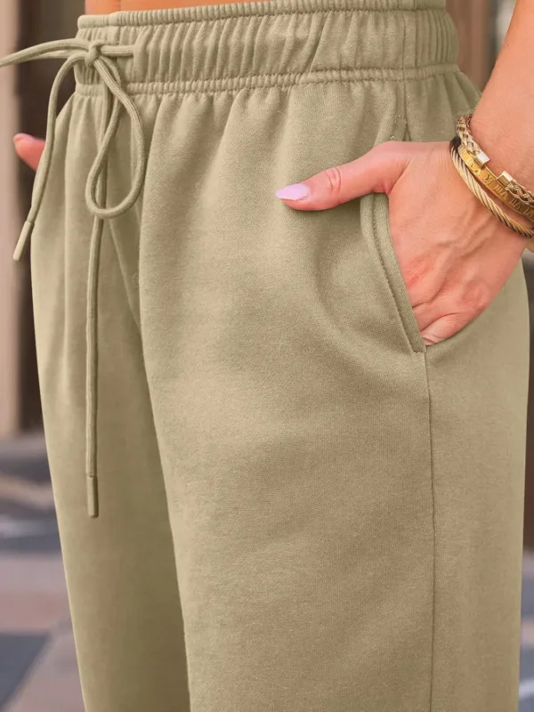 womens fleece lined sweatpants 5