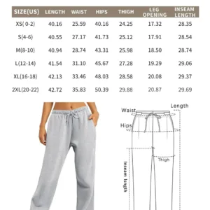 womens fleece lined sweatpants 6