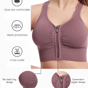womens front zip bra 2