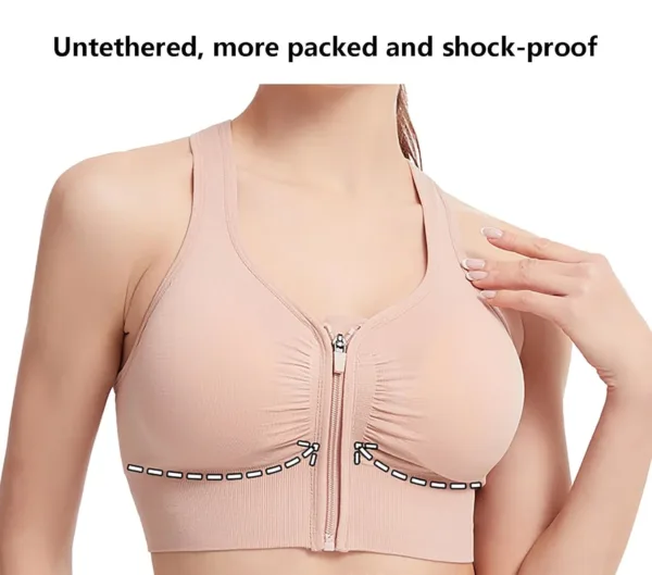 womens front zip bra 5