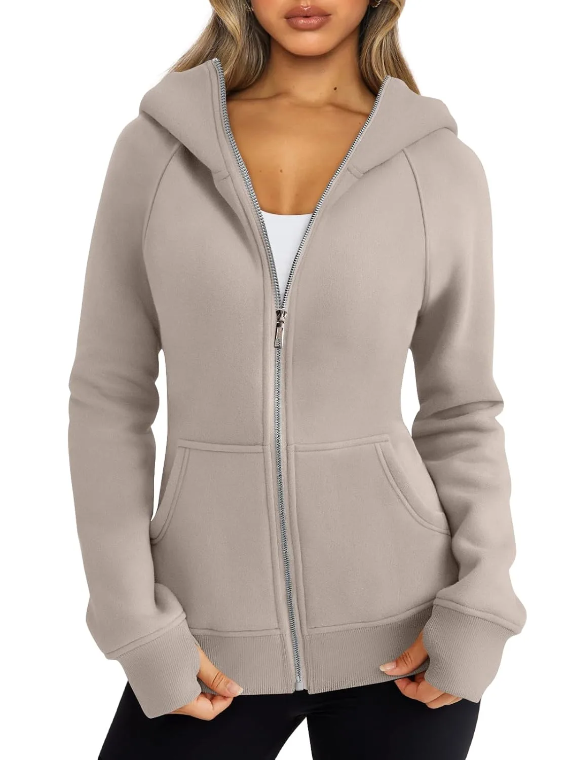 womens full zip hoodie 1