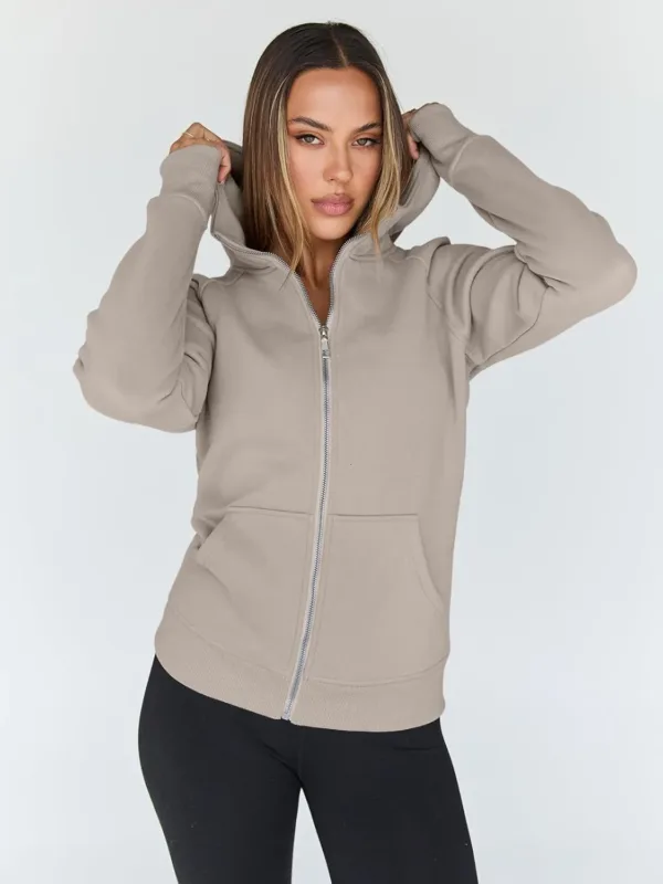 womens full zip hoodie 5