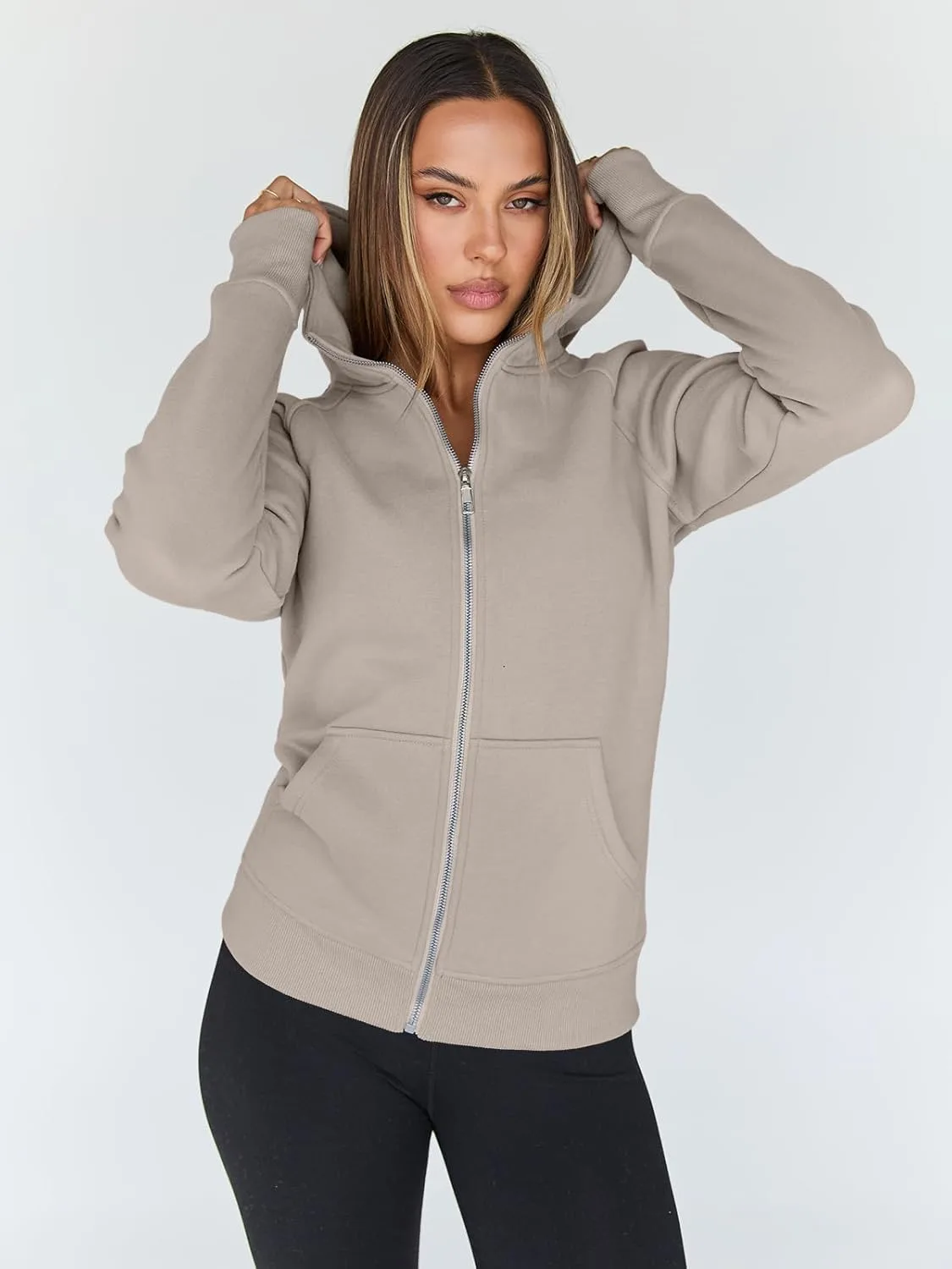 womens full zip hoodie 5
