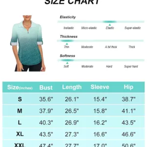 womens golf shirt zip 6