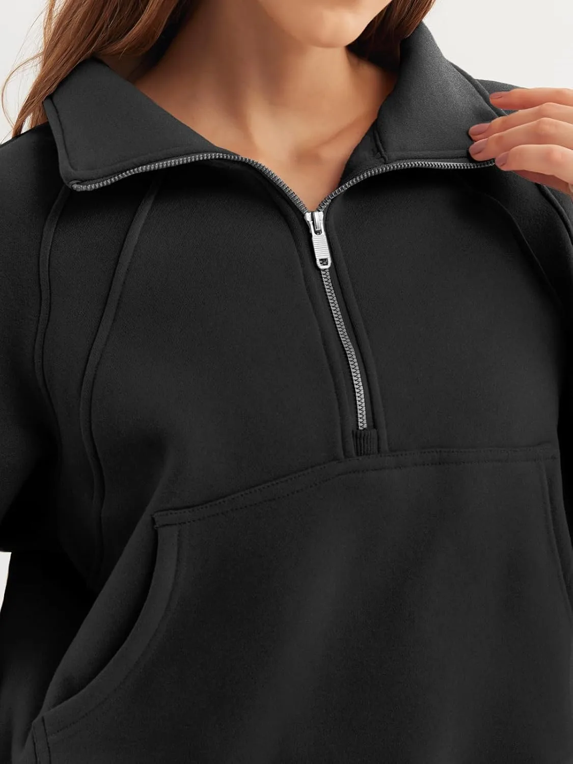 womens half zip fleece 5