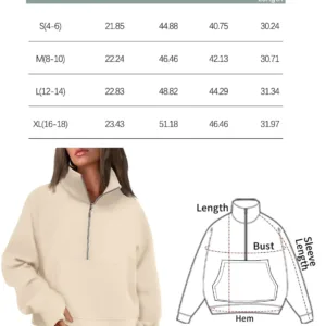 womens half zip fleece 6