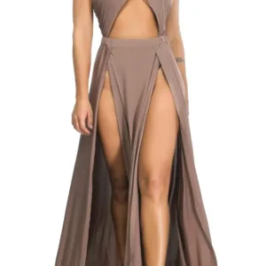 womens halter cutout dress 7