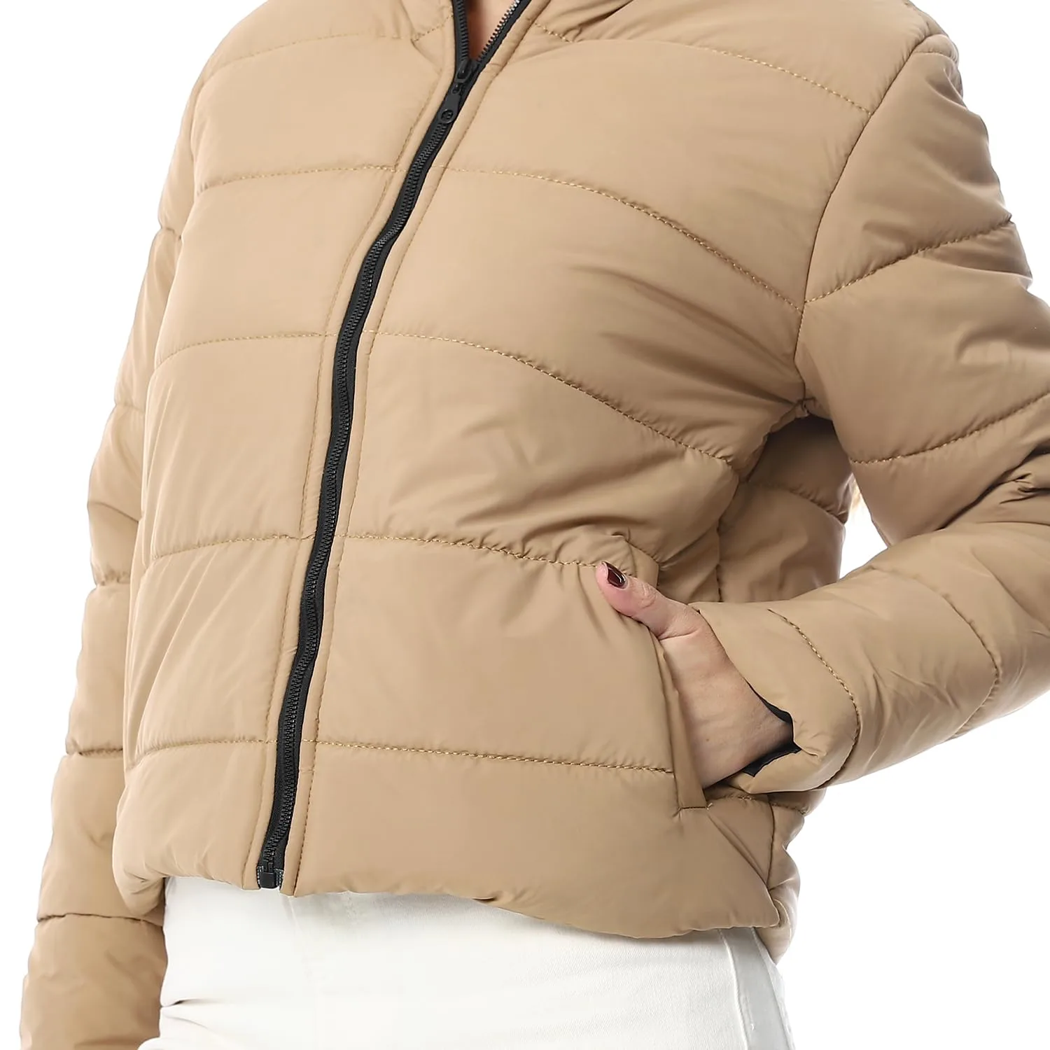 womens hooded puffer jacket 4