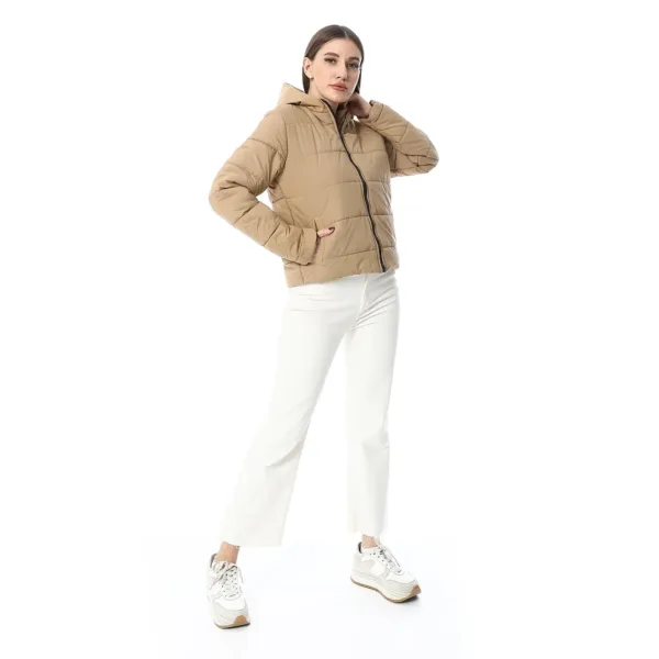 womens hooded puffer jacket 6