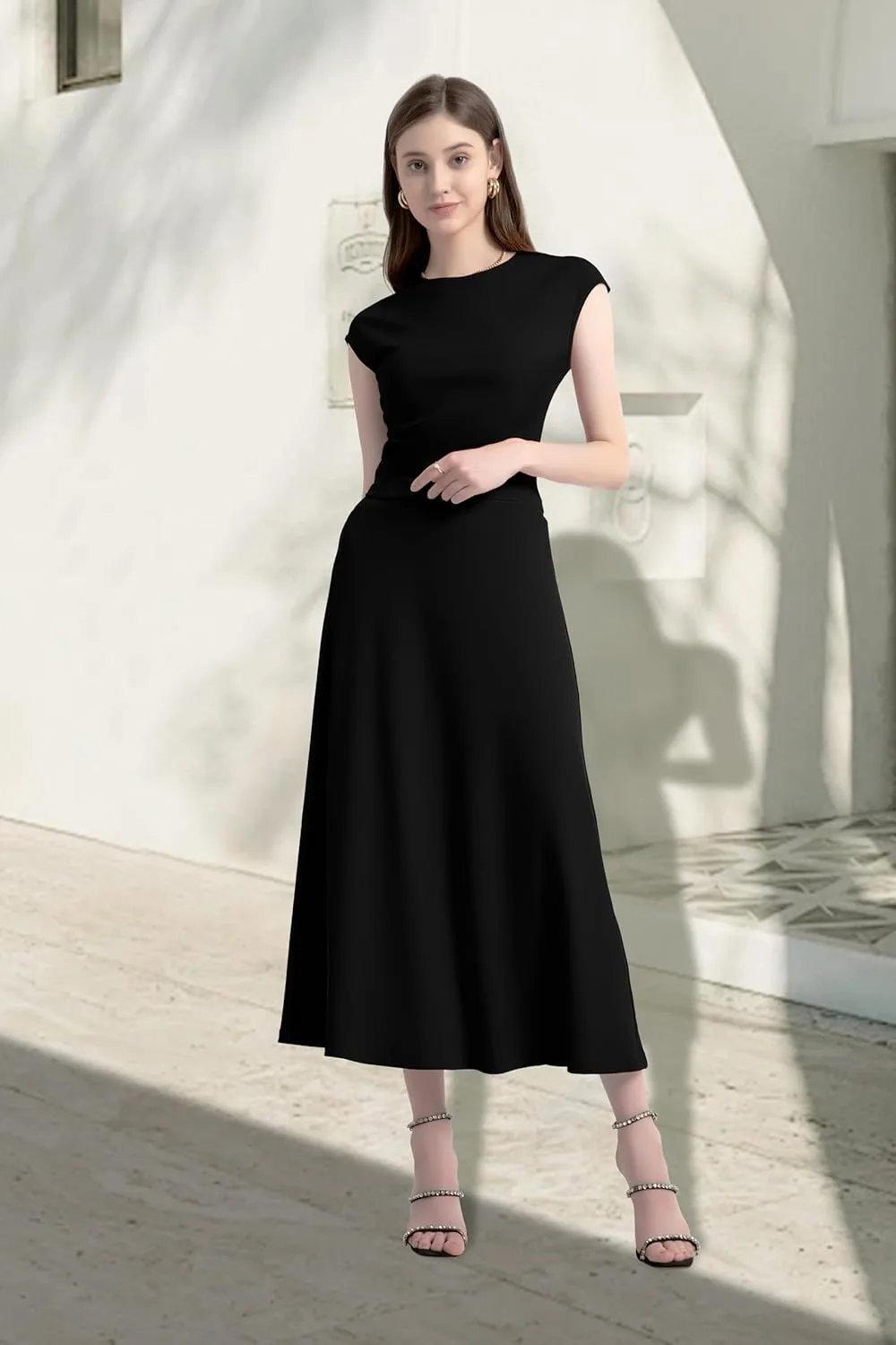 womens knit skirt set 3