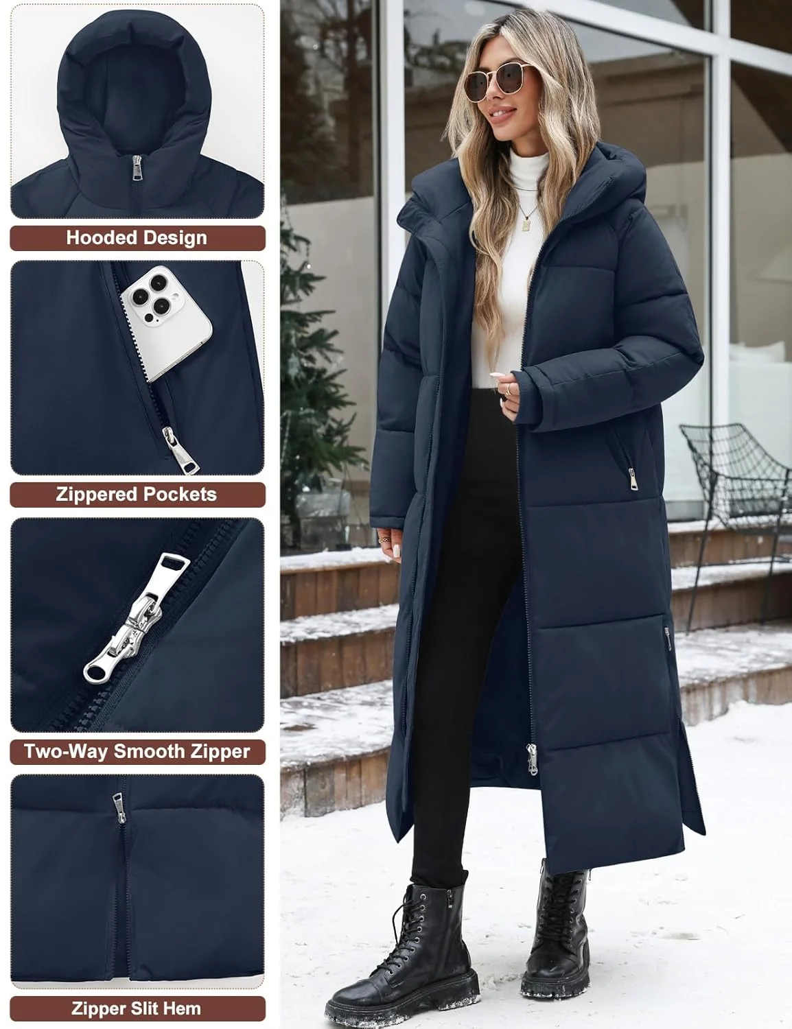 womens long puffer coat 2