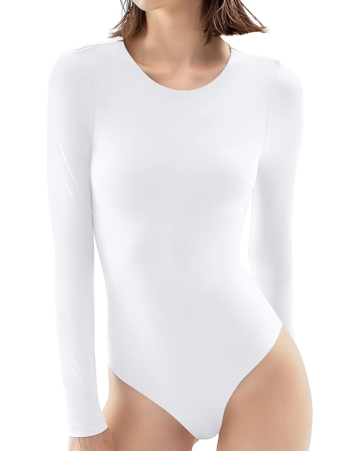 womens long sleeve bodysuit 1